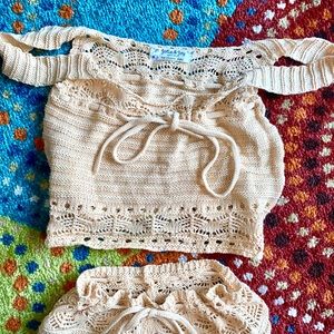 Nude Knit 2 Piece Set